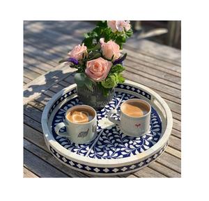 ถาดใส่อาหารไข่มุกประดับโต๊ะในห้องครัวที่บ้านถาดเก็บอาหารถาดชาและขนมปังแม่ของไข่มุกดูหรูหรา - Product Image 4