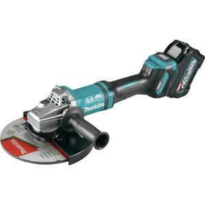 Xgt Professional - Kit de Amoladora Angular de 40 V Máx. con Interruptor de Palanca de 7/9 Pulgadas, Alimentada por Batería con Motor sin Escobillas - Product Image 5