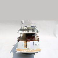 MODÈLE DE YACHT MODERNE AZIMUT 80 PRÊT POUR LE RADIO-CONTRÔLE / BATEAUX MODÈLE ARTISANAL / MODÈLE DE YACHT MODERNE