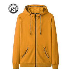 Sweat-shirt à capuche zippé pour homme en molleton 100% coton, chaud, confortable, respirant, séchage rapide, streetwear - Product Image 4