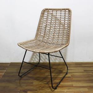 Comhome-Chaise longue en rotin en plastique naturel Meubles de salon confortables avec coussins profonds et caractéristiques réglables - Product Image 1