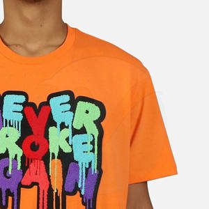 Camisetas de algodón 100% para hombre más vendidas logotipo personalizado bordado impreso precio bajo - Product Image 5