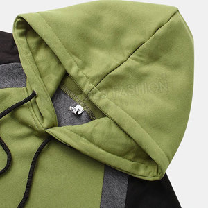 Sweat à capuche oversize pour homme, manches classiques, uni, en polaire, avec poche, logo personnalisé, respirant, séchage rapide, 100% coton - Product Image 3