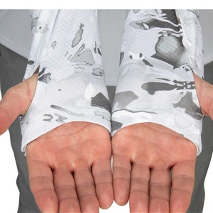 Upf50+ Clothes Long Sleeve Quick Dry Breathable Hooded Uv Protection Custom Sublimation - Product Image 2