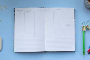 Labon Cá Nhân Bìa Cứng Nhật Ký Máy Tính Xách Tay Sinh Thái Thân Thiện Với Linen Vàng Lá Trang Bìa Cứng Tạp Chí - Product Image 5