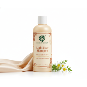 Shampoo nourrissant 250 ml pour cheveux clairs, pH équilibré, formule naturelle végétalienne RedMoringa, sans sulfate, pour salons, marque privée OEM Italie - Product Image 1