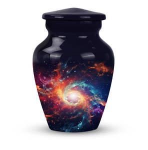 Wholesale Price Customized High Quality Metal Cremation Keepsake Urns Funeral Urn Burial Keepsake For Ashes With Velvet <b>Box</b> - Product Image 1