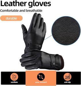 Gants de moto décontractés de qualité supérieure, authentiques, classiques, confortables, élégants, respirants, écologiques, antidérapants, pour les motards - Product Image 5
