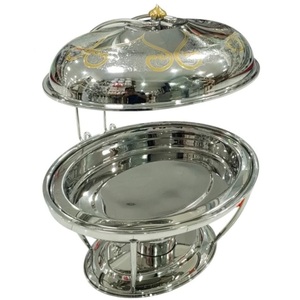 Plato para servir comida de forma ovalada de diseñador de lujo Último diseñador Boda Ocasión especial Servidor de alimentos Plato de catering al mejor precio - Product Image 2