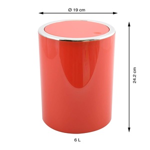 Poubelle rouge AS KAMAKA 6L - Product Image 4