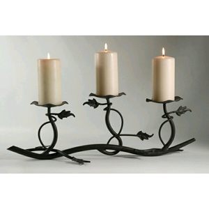 Support de bougie en fer et acier fait main, design dernier cri, finition antique, haute qualité, emballage personnalisé, fourni en gros pour la maison - Product Image 2