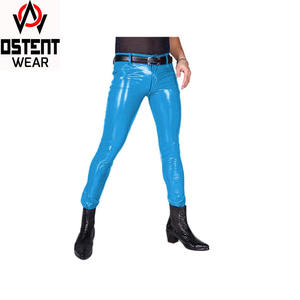 Pantalon cargo en cuir vintage pour hommes, pantalon de costume en tissu confortable durable à la mode, fabriqué sur mesure, en gros - Product Image 4