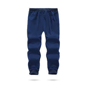 กางเกงขากว้างลำลองสำหรับผู้ชายกางเกงผ้าฝ้าย100% ปรับแต่งได้ตามต้องการมีแถบผ้าปะที่ทนทาน - Product Image 2