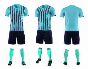 Ensemble de maillots de football personnalisables Uniforme de football respirant Nom de l'équipe de club Vêtement teint par sublimation Pol conçu pour la France de football - Product Image 3