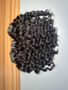 เครื่องยืดผมคนม้วนเดี่ยวม้วนผมธรรมชาติไม่ผ่านการทำสีแบบ100% พันกัน - Product Image 5