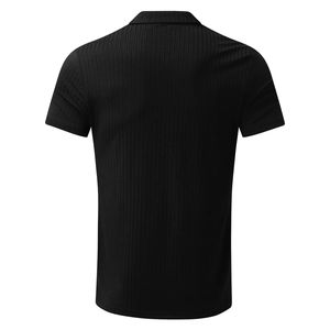 Ropa Deportiva para Hombre, Camisetas de Verano 100% Poliéster Antiarrugas, Manga Corta, Estampadas, en Stock, Color Sólido - Product Image 6