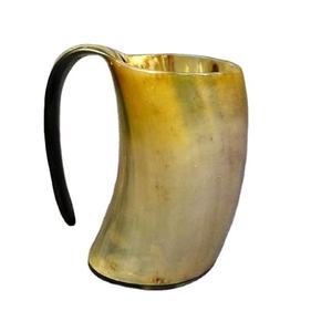 Mug en corne à boire viking attrayant, qualité naturelle, pour la bière et l'eau, pour la maison et les restaurants - Product Image 2