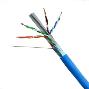 FTP CMR 23AWG Bare Copper Bulk Cat6 Cable For In-wall/Outdoor