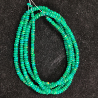 Opale verte naturelle 5x3mm - 4x2mm perles lisses, perles de pierres précieuses opale ordinaire, opale éthiopienne 17 pouces pour bijoux