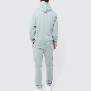 Chándal en blanco de algodón y poliéster liso de gran tamaño personalizado para invierno, jersey para hombre, chándal unisex de talla grande para hombre - Product Image 4