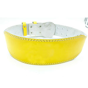 Cinturón de Ejercicio de Gimnasio Resistente de la Mejor Calidad, Hecho a Medida de Cuero Vacuno, Nuevo Estilo con Características de Seguridad en la Espalda, Cinturón de Cuero para Levantamiento de Pesas - Product Image 4