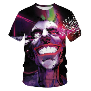 T-shirt en coton pour homme, coupe ample, respirant, manches courtes, avec impression par sublimation 3D personnalisée, haute qualité, printemps été - Product Image 1