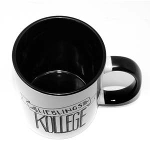 Taza de Cerámica Favorita para Colegas, Diseño Moderno y Minimalista, Patrón de Dibujos Animados, Doble Pared, Capacidad de 400 ml, Apta para Microondas, Modelo ODM - Product Image 4