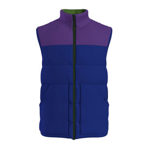 Streetwear 100% Nylon Puffer Jacket Vest High <b>lightweight</b> Breathable Hood Zipper casual Winter bubble <b>gilet</b> for Outer Wear - Product Image 3