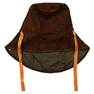 Capucha de soldadura de cuero, venta al por mayor de cuero de vaca, soldador de cuero dividido, capucha protectora, capucha de seguridad de soldadura - Product Image 2