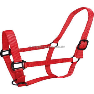 Equipo de caballo hecho a medida Premium Nylon Horse Halter duradero ligero Halter caballo en toda la mazorca completa sobre tamaños - Product Image 6