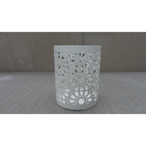Home Decoration Premium Quality Iron Votive Holder Leaf Cut out <b>work</b> Metal Powder Coated Votive <b>Stand</b> - Product Image 5