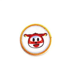 Sombrero de lujo Ropa Sublimación Bordado Tela Parche Insignia Parches Logotipo personalizado Sublimación Parche - Product Image 1