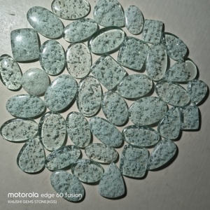Pierre précieuse naturelle en cabochon de forme mixte, certifiée IGI, de haute qualité, faite à la main, en quartz, pour la fabrication de bijoux, polie, 20-45 mm - Product Image 1