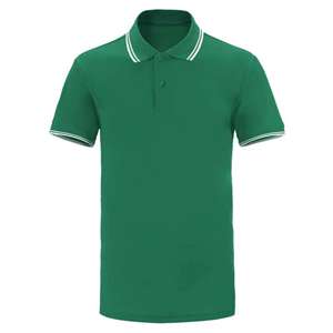 New Brand Custom Designed Men's Short Sleeve Golf Polo T-<b>Shirt</b> Formal Style 100% Cotton Breathable Terry Print O-Neck Wicking - Product Image 2