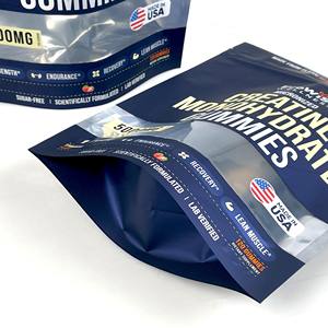 Sacchetti di polvere proteica stampati su misura imballaggi in plastica per il Fitness in polvere <span class=keywords><strong>Stand</strong></span> up custodia richiudibile chiusura a cerniera borsa cibo - Product Image 4