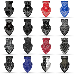 Balaclava de cyclisme d'été pour femmes, style hip-hop, bandana de sport d'extérieur, écharpe respirante coupe-vent avec nœuds en polyester - Product Image 6