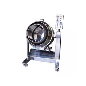 Machine de rôtissage rotative industrielle automatique de type tambour, qualité alimentaire SS304, 100 kg/h, composants essentiels incluant moteur et boîte de vitesses - Product Image 1