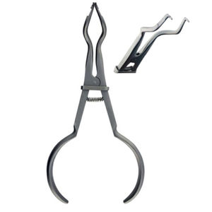 คีมหนีบยางทางการแพทย์ทำจากสเตนเลสสตีลแบบใช้ซ้ำได้ได้รับการรับรอง CE แบบมืออาชีพพร้อมโลโก้ออกแบบได้ตามต้องการ - Product Image 1