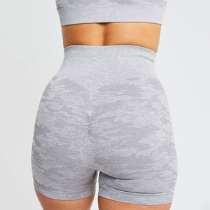 Short de sport taille haute pour femme Short de sport respirant pour la course et le yoga Prix de gros avec quantité minimale de commande bas - Product Image 6
