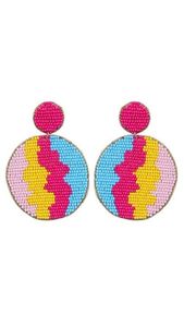 Pendientes de cuentas personalizados con detalle bordado - Product Image 2