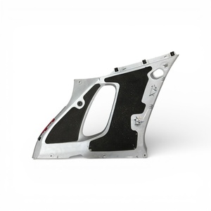 Original Silver Red Left Side Fairing <b>Kit</b> for Yamaha YZF R6 1999 2000 ABS Plastic Headlight Fairing - Product Image 3