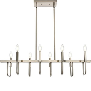 Most Selling Product Metal Black Hanging <b>5</b> Ceiling <b>Light</b> Fixture <b>Chandelier</b> Banquet Pendant for Foyer Living Room Bedroom - Product Image 3