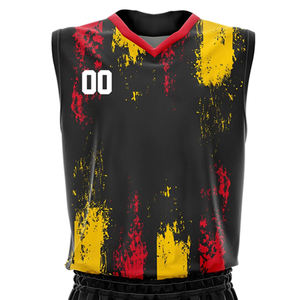 Uniforme de basket-ball d'équipe personnalisé sublimé 2025 Unisexe Vêtements de sport respirants à séchage rapide - Product Image 4
