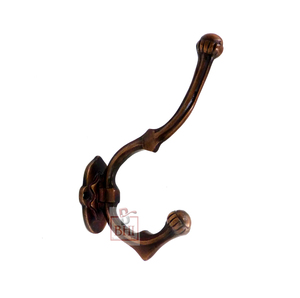 Cast Iron Hat <b>Coat</b> <b>Hook</b> Copper Antique - Product Image 1