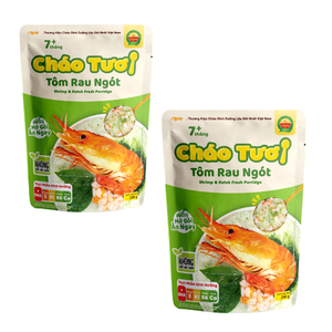 โจ๊ก katuk กุ้งสดพร้อมรับประทานซีเรียลแห้งทันทีซีเรียลเวียดนามสีธรรมชาตินึ่งราคาดีสำหรับเด็กทารก - Product Image 2