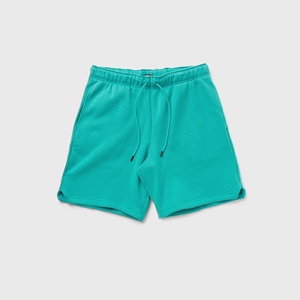 Shorts en molleton de coton français de haute qualité 100% coton, cordon de serrage personnalisé, shorts en molleton de coton de luxe - Product Image 1