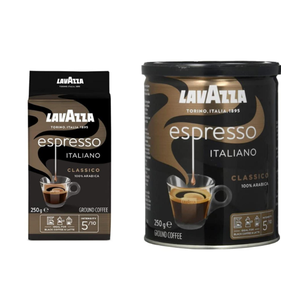 Café Molido Lavazza Espresso 250g, Mezcla Más Vendida para Cafeterías e Industria Hotelera - Product Image 1