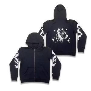 Sudadera unisex de invierno con cremallera personalizada y patrón bordado para hombre - Product Image 5