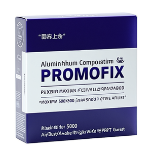 Pannello Composito in Alluminio PROMOFIX per MAXIMA AIRPROOF 500X500, Ermetico per Aria/Polvere/Fumo con Guarnizione EPDM - Product Image 2