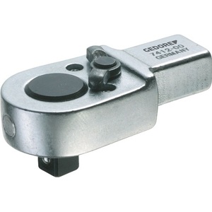 Llave de Trinquete Reversible GEDORE 7412-00, 1/4''-9 x 12 mm, Acero al Cromo Vanadio - Product Image 1